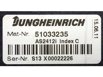 Блок управления для Погрузочно-разгрузочной техники Jungheinrich 51033235 | Rij regeling Drive controller AS2412i index C Sw. 1,06 5: фото 3