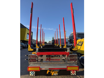 Новый Прицеп лесовоз HYDROFAST Przyczepa 3 osiowa / 3 axles timber transport trailer / Remorque à 3 essieux pour le transport de bois / 3-Achs-Rungenanhänger / 3-tengelyes-rönkszállító-pótkocsi / Remorcă pentru transportul lemnului: фото 4