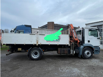 Самосвал, Автоманипулятор MAN TGM 18.240PS 4x2 3.S-Kipper mit Kran: фото 2