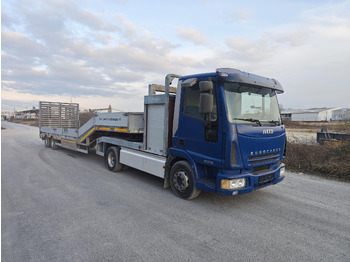 Низкорамный полуприцеп для транспортировки тяжёлой техники VELDHUIZEN P38-2 & Iveco Eurocargo 90E18: фото 2