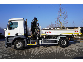 MERCEDES-BENZ Arocs 1833 / 87,000 km!!! / Hds HIAB X-DUO 128 B-2 / three-sided tipper в лизинг MERCEDES-BENZ Arocs 1833 / 87,000 km!!! / Hds HIAB X-DUO 128 B-2 / three-sided tipper: фото 4