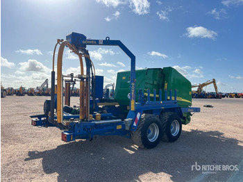 Пресс-подборщик рулонный, Обмотчик рулонов 2007 John Deere 578 Enrubanneuse Combination Baler Wrapper: фото 3