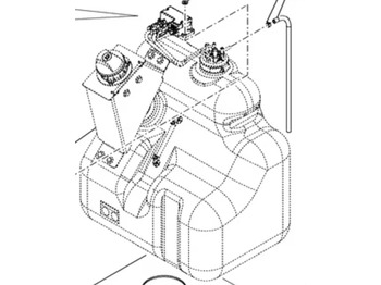 Топливный бак CASE