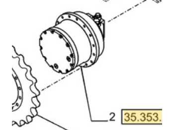 Бортовой редуктор NEW HOLLAND