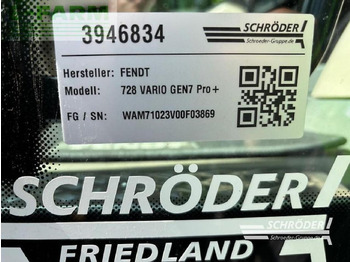 Трактор Fendt 728 vario gen7 profi plus ProfiPlus: фото 4 Трактор Fendt 728 vario gen7 profi plus ProfiPlus: фото 4