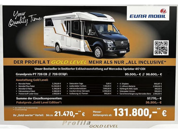 Полуинтегрированный автодом EURA MOBIL