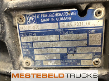 Коробка передач и запчасти для Грузовиков MAN Versnellingsbak 12 AS 2331 TD + IT3: фото 5