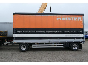 Тентованный прицеп Duenschede PA 18/7, Jumbo, Bordwände, Alu-Felgen: фото 2