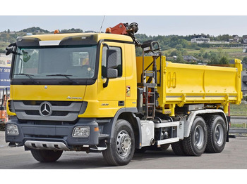 Самосвал, Автоманипулятор Mercedes-Benz ACTROS 2644 * PK 16001 - K A/FUNK * 6x4: фото 5