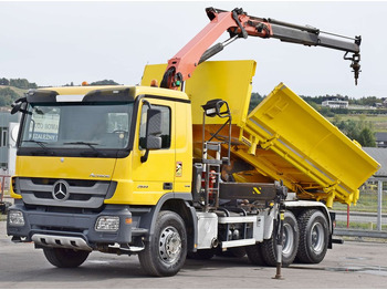 Самосвал, Автоманипулятор Mercedes-Benz ACTROS 2644 * PK 16001 - K A/FUNK * 6x4: фото 3