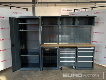 Оборудование для гаражей/ Мастерских Unused Boss 2.6m 9 Drawer, 5 Cabinet Tool Station: фото 4