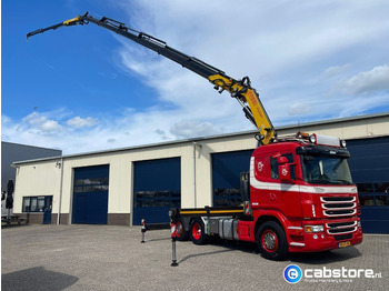 Тягач Scania G 400 A 6X2*4 HNA  Euro 5 - Handgeschakeld -  FASSI F455XP + JIP Autolaadkraan - Bouwjaar 2010 - Km 748.730 - Very good condition !!: фото 2
