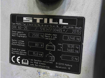 Электропогрузчик Still RX60-25: фото 5 Электропогрузчик Still RX60-25: фото 5