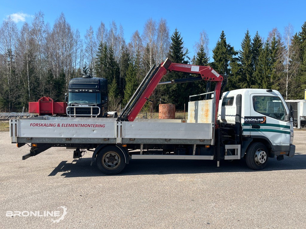 Грузовик бортовой/ Платформа 2011 Mitsubishi Fuso Canter + HMF 635K3: фото 7
