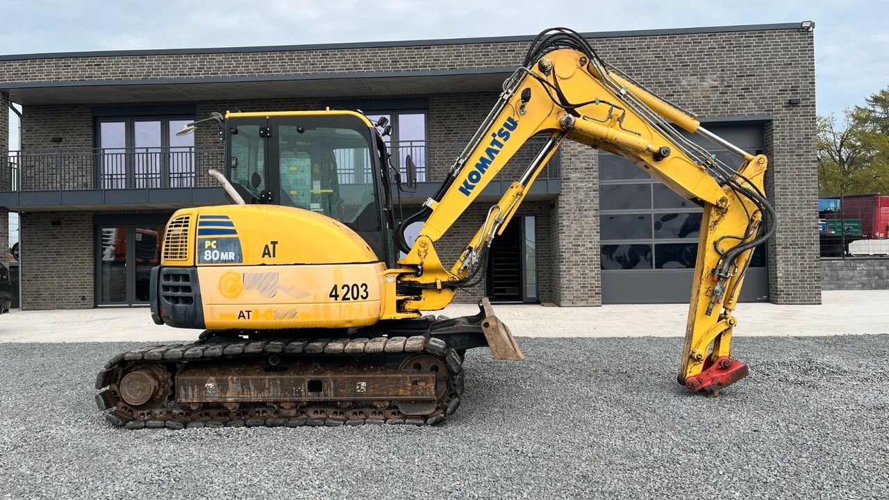 Komatsu PC80MR-3 PC80 Minibagger Verstellausleger - Мини-экскаватор: фото 1 Komatsu PC80MR-3 PC80 Minibagger Verstellausleger - Мини-экскаватор: фото 1