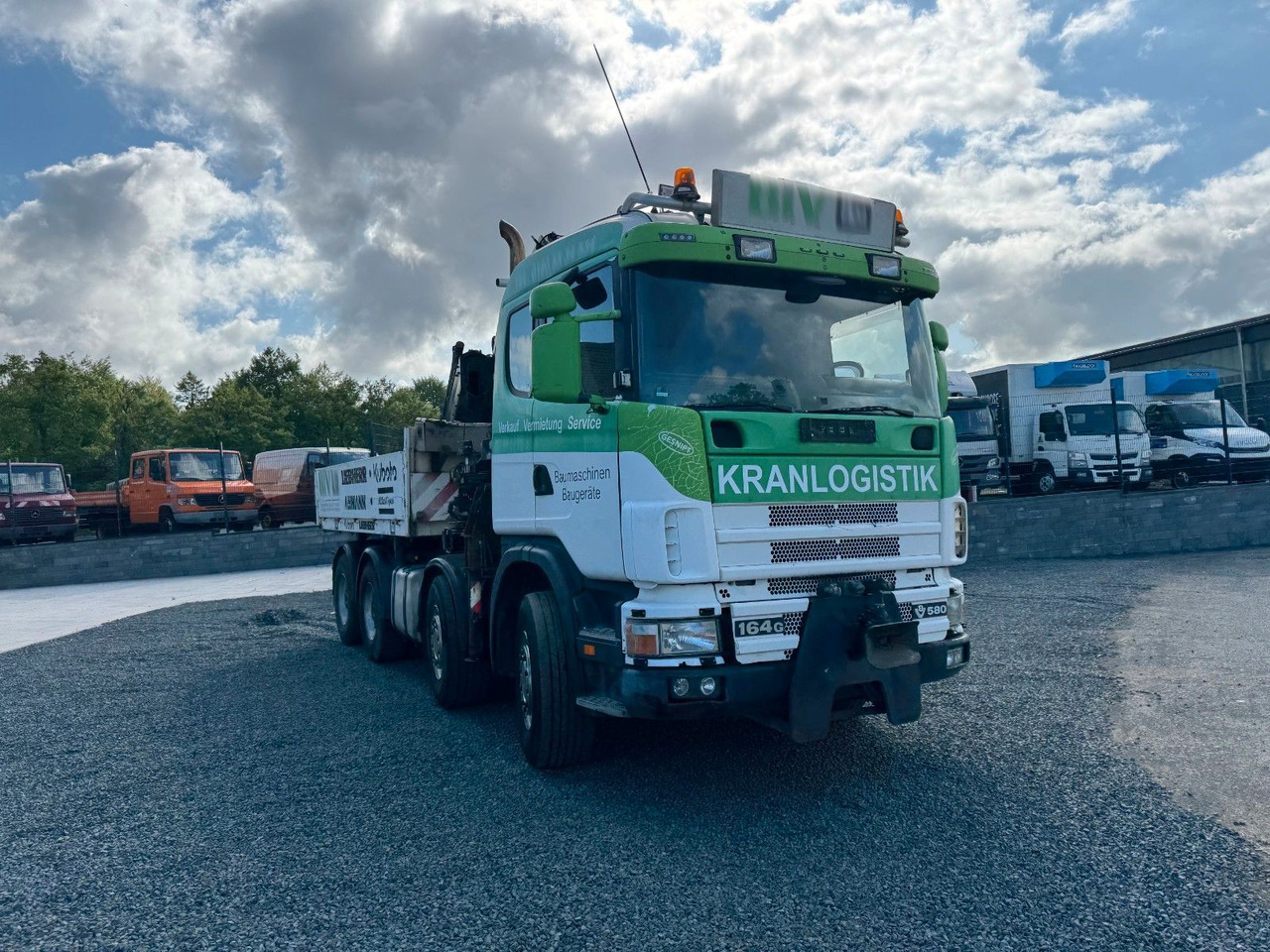 Scania 164G 580 V8 Kran Hiab 280 Retarder Sattelplatte Scania 164G 580 V8 Kran Hiab 280 Retarder Sattelplatte - Грузовик бортовой/ Платформа, Автоманипулятор: фото 3 Scania 164G 580 V8 Kran Hiab 280 Retarder Sattelplatte Scania 164G 580 V8 Kran Hiab 280 Retarder Sattelplatte - Грузовик бортовой/ Платформа, Автоманипулятор: фото 3