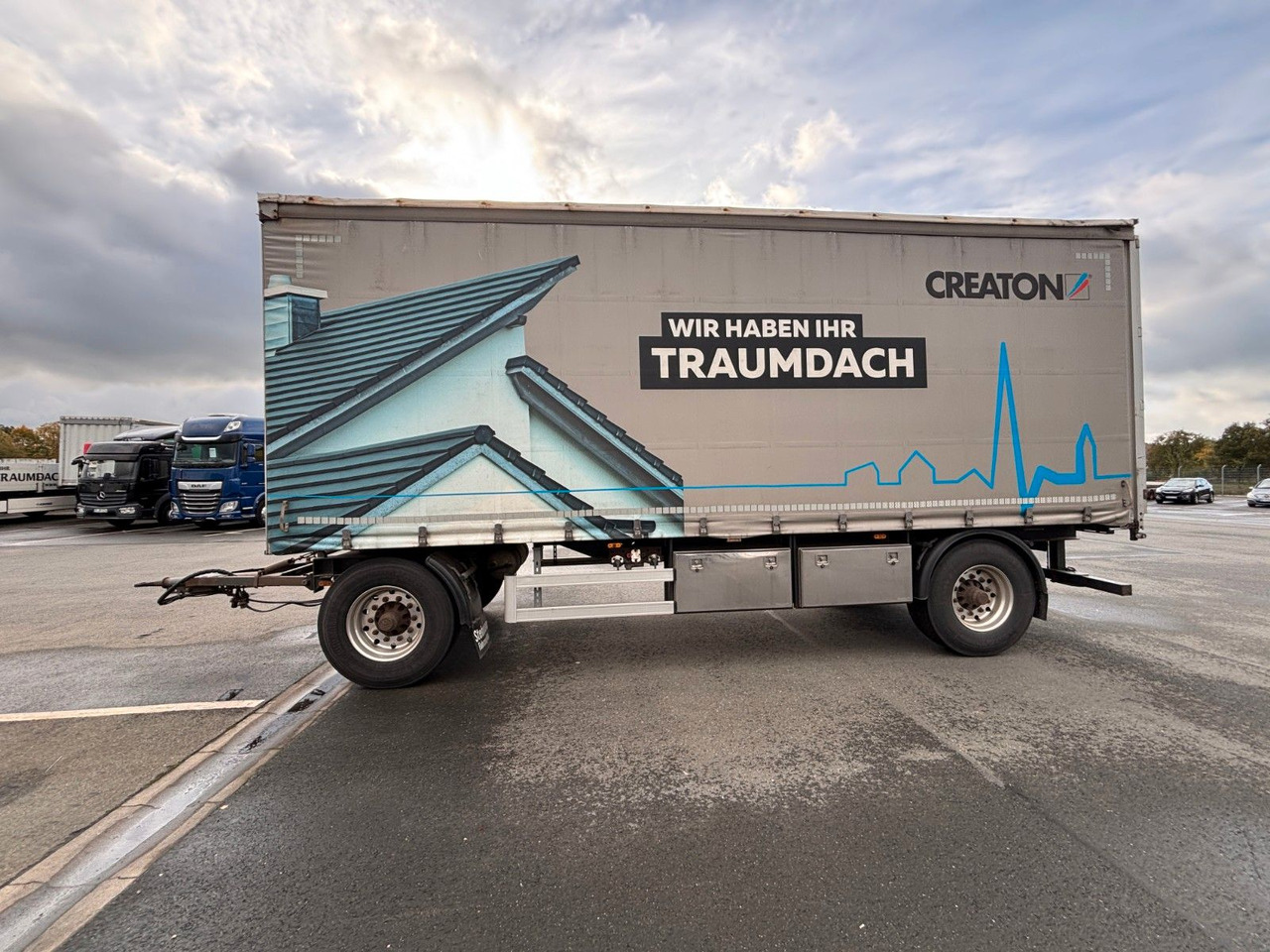 AZP18 Plane + Staplerhalterung - Тентованный прицеп: фото 1 AZP18 Plane + Staplerhalterung - Тентованный прицеп: фото 1