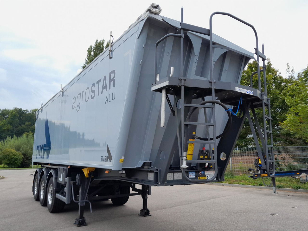 Stas AgroStar 47,3 cbm Alu-Kippsattelauflieger - Самосвальный полуприцеп: фото 3 Stas AgroStar 47,3 cbm Alu-Kippsattelauflieger - Самосвальный полуприцеп: фото 3