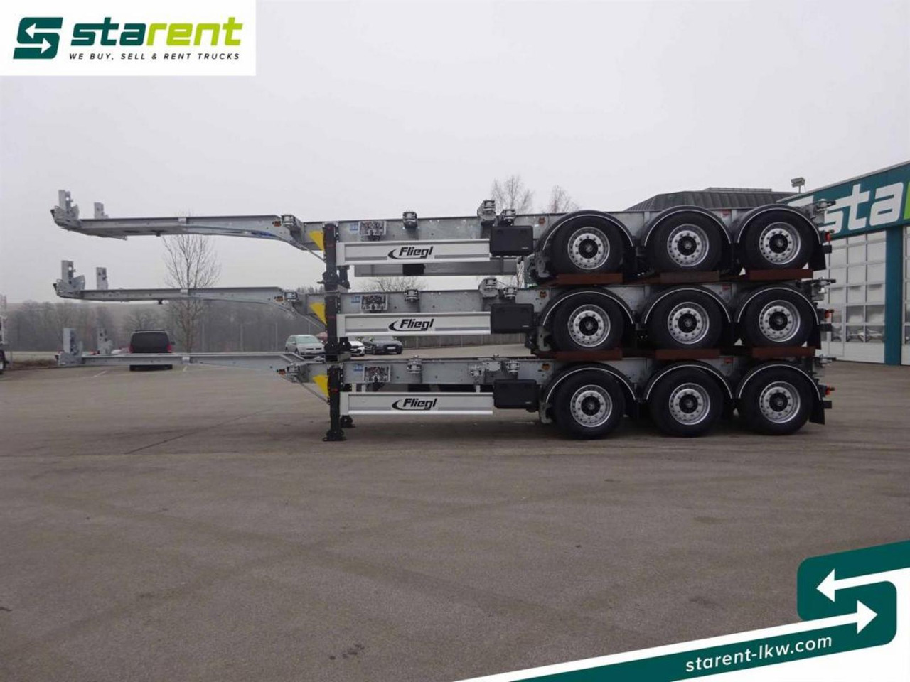 Новый Шасси полуприцеп Fliegl Containerchassis ADR 1x20/2x20/1x30/1x40/1x45: фото 8 Новый Шасси полуприцеп Fliegl Containerchassis ADR 1x20/2x20/1x30/1x40/1x45: фото 8