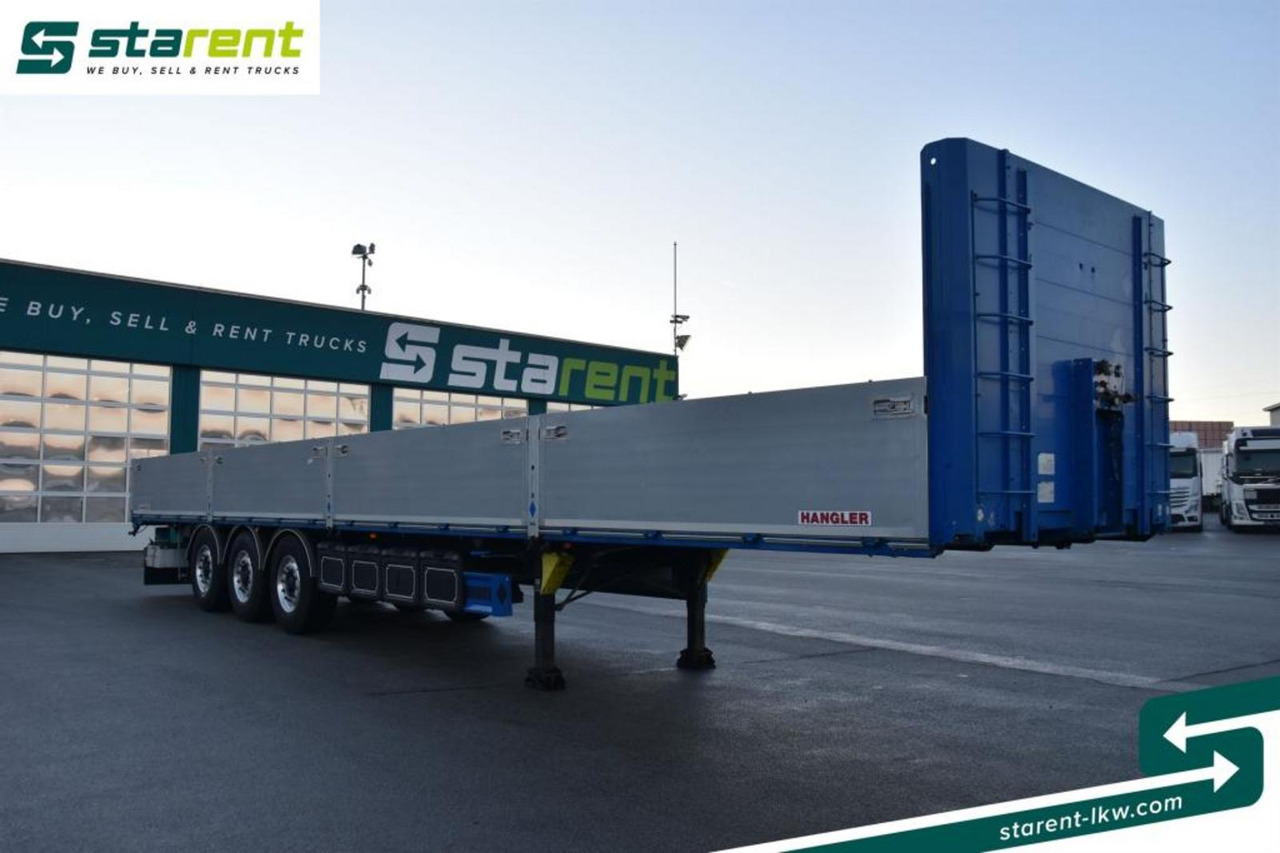 Hangler Baustofftrailer Rungentaschen 80cm Bordwände - Полуприцеп бортовой/ Платформа: фото 3 Hangler Baustofftrailer Rungentaschen 80cm Bordwände - Полуприцеп бортовой/ Платформа: фото 3