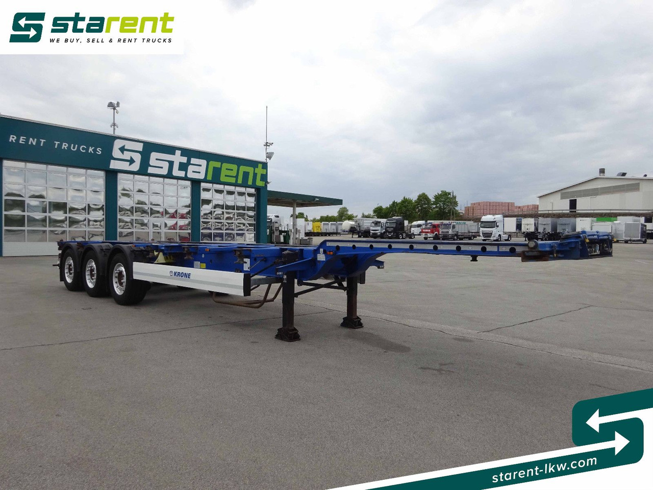 Krone Containerchassis 1x20 / 2x20 / 1x40 / 1x45, ALU - Полуприцеп-контейнеровоз/ Сменный кузов: фото 3 Krone Containerchassis 1x20 / 2x20 / 1x40 / 1x45, ALU - Полуприцеп-контейнеровоз/ Сменный кузов: фото 3