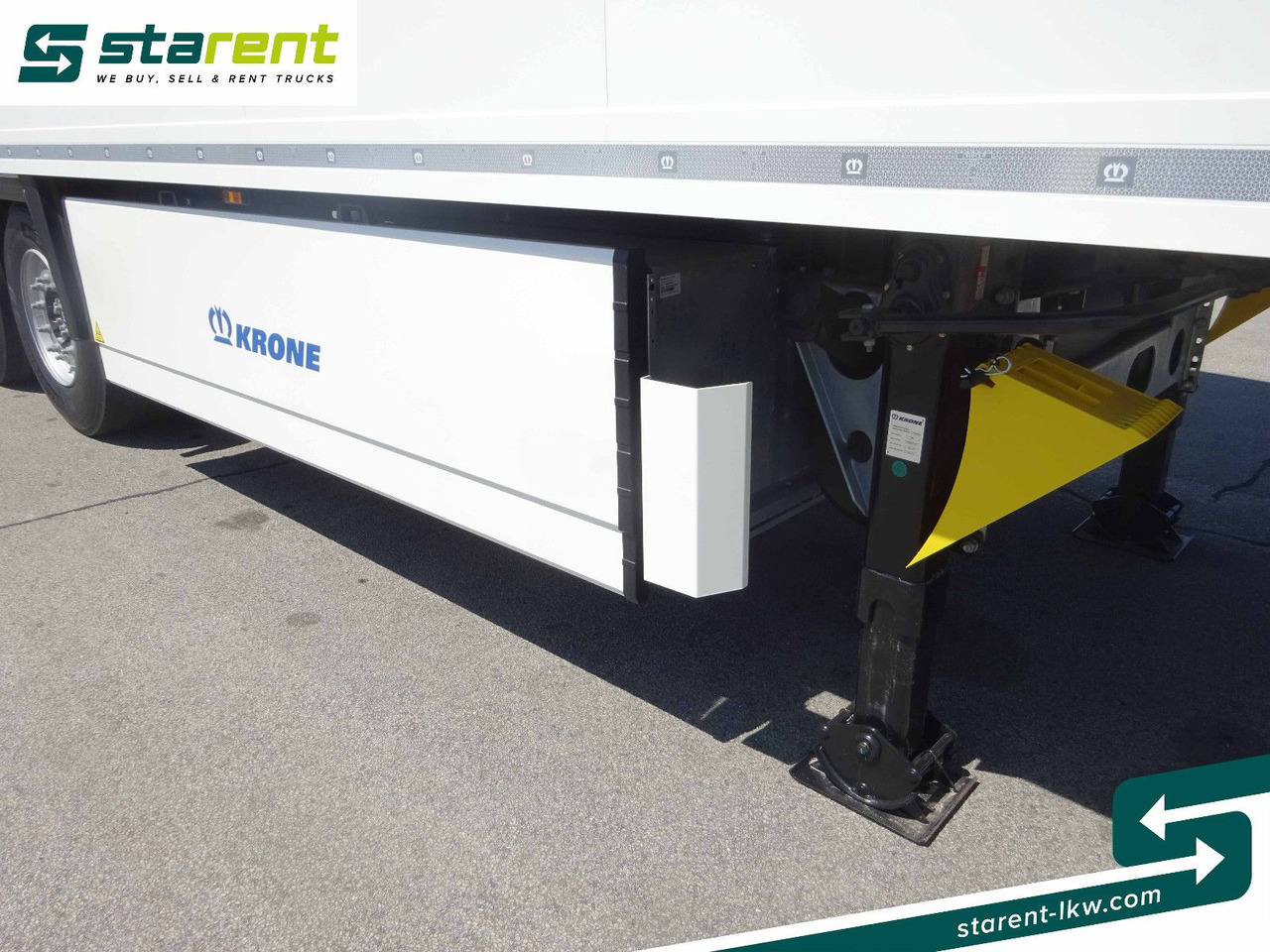 Полуприцеп-рефрижератор Krone Thermotrailer Carrier Vector 1550, Zurrleisten: фото 20