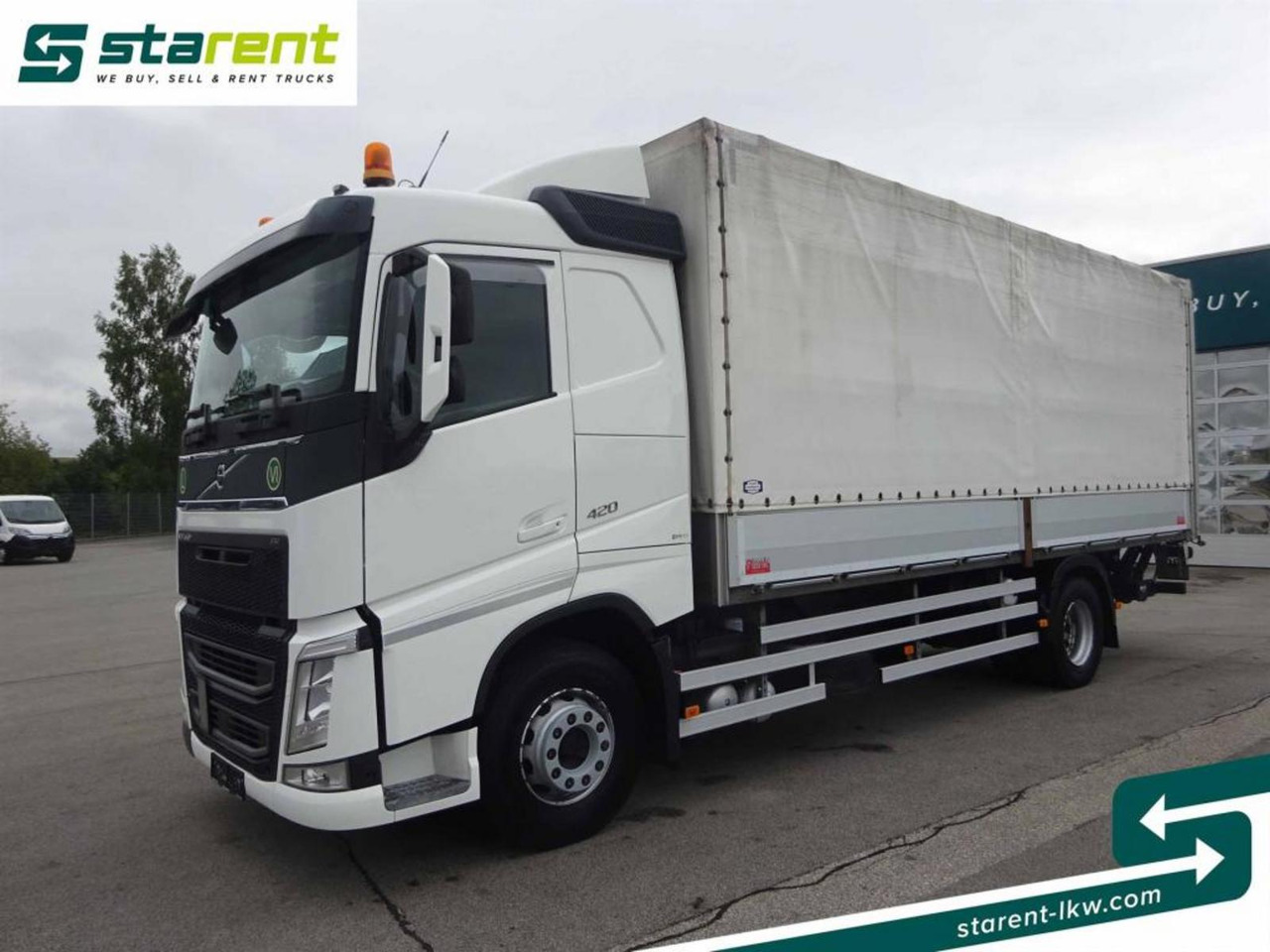Volvo FH 420 Planenaufbau LBW 2000Kg Kamera Bett - Тентованный грузовик: фото 1 Volvo FH 420 Planenaufbau LBW 2000Kg Kamera Bett - Тентованный грузовик: фото 1
