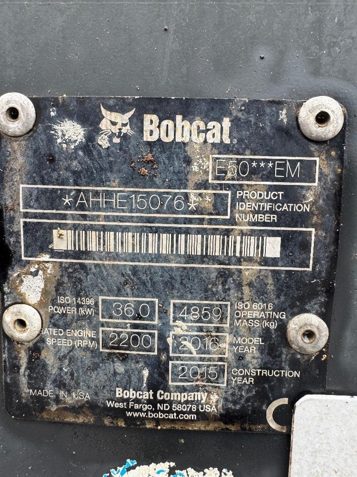 Bobcat E 50 EM - Мини-экскаватор: фото 5 Bobcat E 50 EM - Мини-экскаватор: фото 5