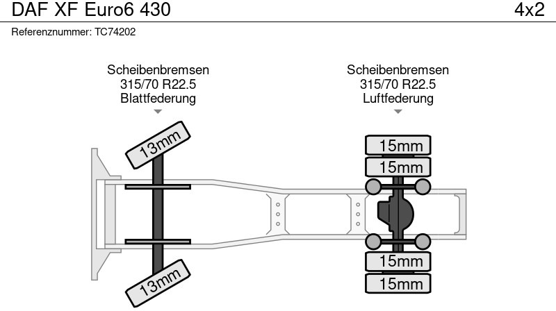 Тягач DAF XF Euro6 430: фото 7 Тягач DAF XF Euro6 430: фото 7
