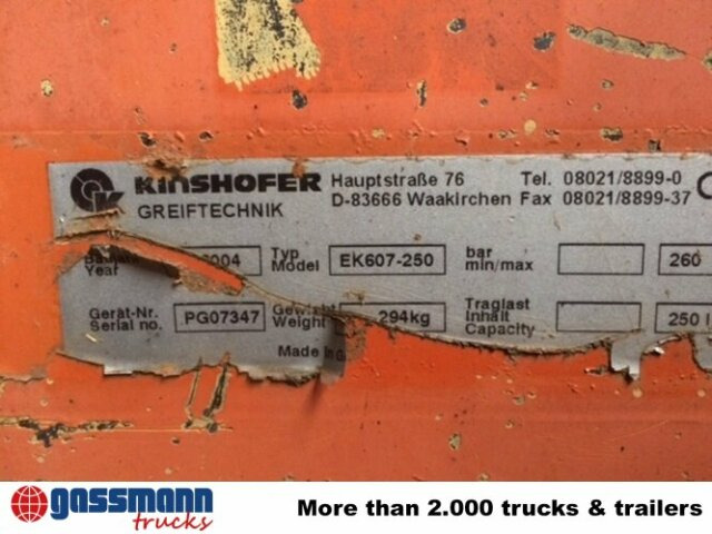 2-Schalengreifer EK607-250 - Грейферный ковш для Строительной техники: фото 3 2-Schalengreifer EK607-250 - Грейферный ковш для Строительной техники: фото 3