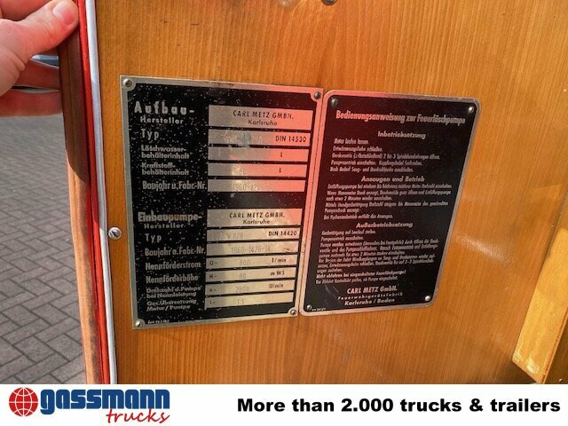 Пожарная машина BORGWARD B522-A0 4x4 Löschgruppenfahrzeug LF: фото 7 Пожарная машина BORGWARD B522-A0 4x4 Löschgruppenfahrzeug LF: фото 7