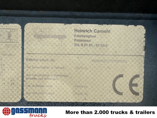 Carnehl CHKS/HH, Stahlmulde ca. 25m³ - Самосвальный полуприцеп: фото 2 Carnehl CHKS/HH, Stahlmulde ca. 25m³ - Самосвальный полуприцеп: фото 2