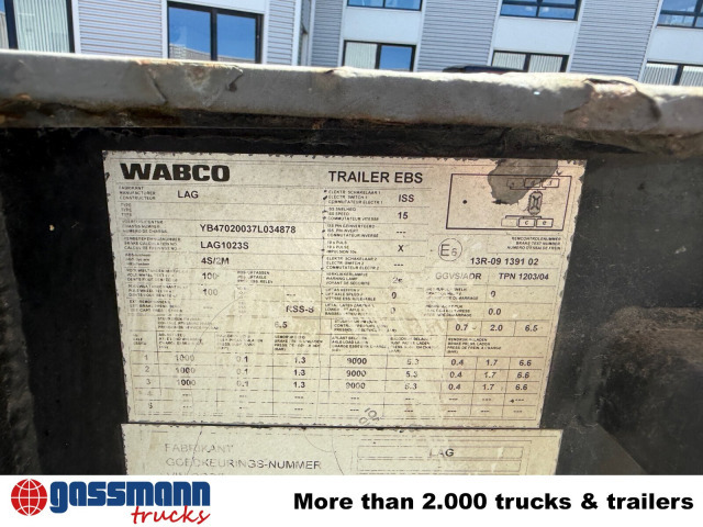 Lag 0-3-39 CD Containerchassis, 20ft und 30ft, ADR - Полуприцеп-контейнеровоз/ Сменный кузов: фото 2 Lag 0-3-39 CD Containerchassis, 20ft und 30ft, ADR - Полуприцеп-контейнеровоз/ Сменный кузов: фото 2