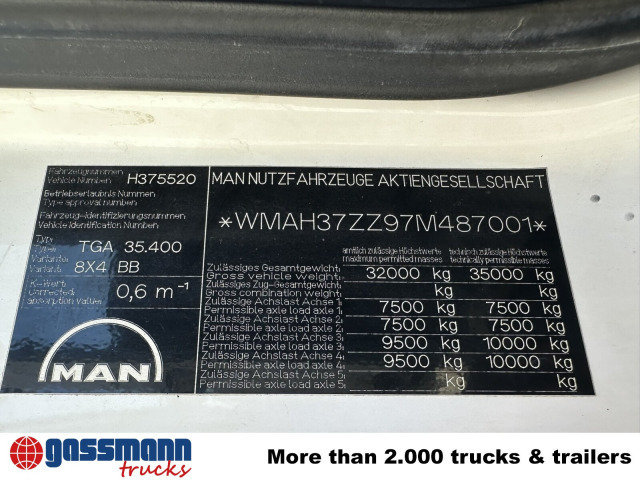 Самосвал MAN TGA 35.400/440 8x4 BB: фото 15