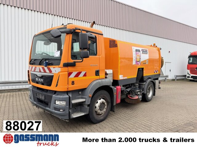 MAN TGM 18.250 4X2 BB, Kehrmaschine Brock SL200/2 - Подметально-уборочная машина: фото 1 MAN TGM 18.250 4X2 BB, Kehrmaschine Brock SL200/2 - Подметально-уборочная машина: фото 1
