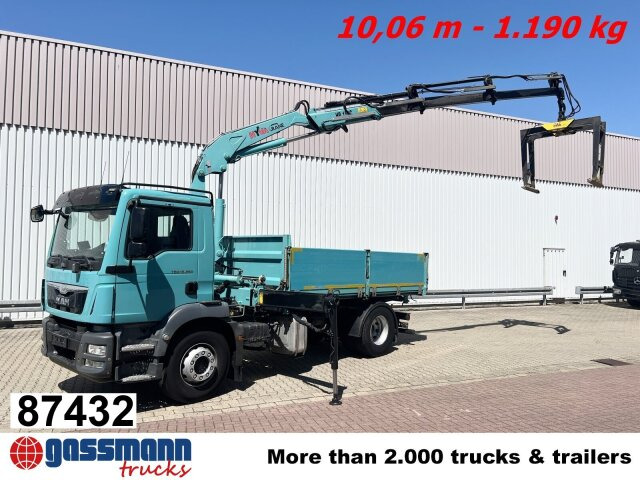 MAN TGM 18.290 4X2 BL mit Kran Hyva HB 150C - Самосвал, Автоманипулятор: фото 1 MAN TGM 18.290 4X2 BL mit Kran Hyva HB 150C - Самосвал, Автоманипулятор: фото 1