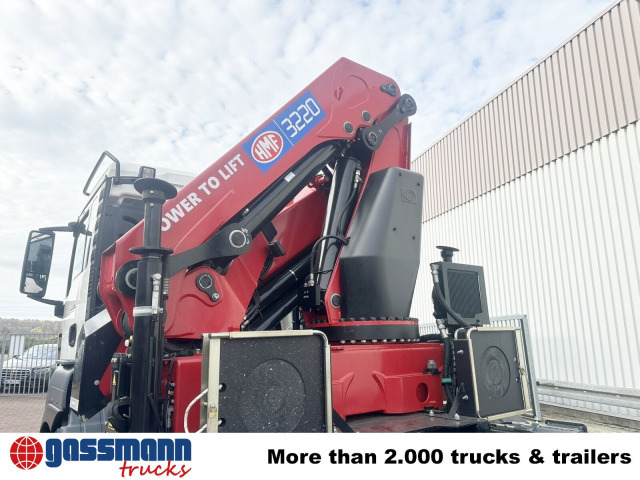 MAN TGS 35.480 8X4 BL, Intarder, Kran HMF 3220-K6, - Крюковой мультилифт, Автоманипулятор: фото 2 MAN TGS 35.480 8X4 BL, Intarder, Kran HMF 3220-K6, - Крюковой мультилифт, Автоманипулятор: фото 2