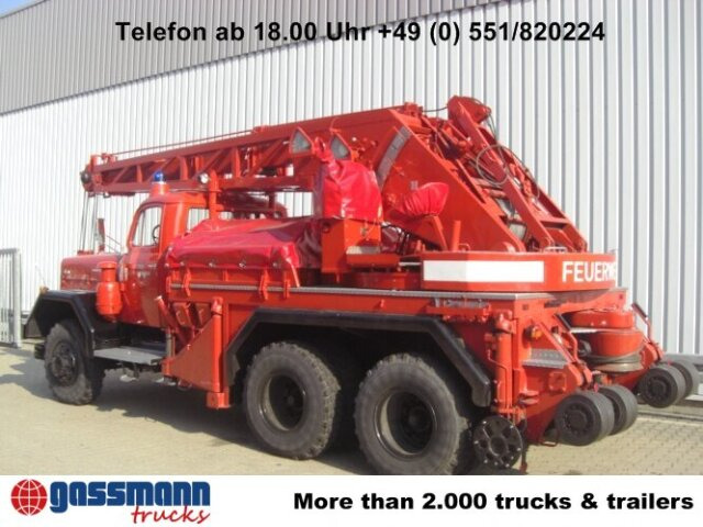 Пожарная машина, Автоманипулятор Magirus Deutz MAGIRUS URANUS 250D22 KW 16 Feuerwehr Kranwagen: фото 8