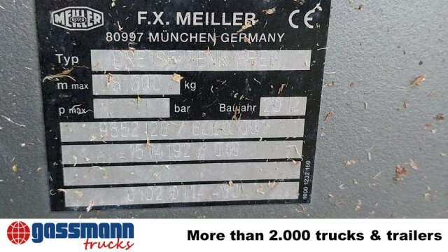 Meiller MEILLER 3-Seiten Kippbrücke 4-Achser - Кузов для самосвала: фото 4 Meiller MEILLER 3-Seiten Kippbrücke 4-Achser - Кузов для самосвала: фото 4