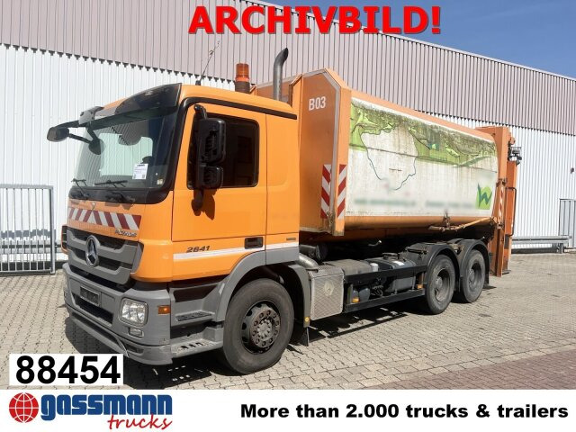 Mercedes-Benz Actros 2641/48 L 6x4, Seilabroller, Haller - Мусоровоз: фото 1 Mercedes-Benz Actros 2641/48 L 6x4, Seilabroller, Haller - Мусоровоз: фото 1