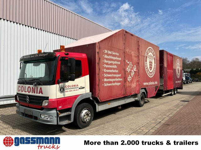 Автовоз Mercedes-Benz Atego 1223 L 4x2, Kompl. Zug, Lift- &: фото 9