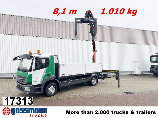 Mercedes-Benz Atego 1223 L 4x2 mit Heckkran Atlas 88.3-A2L, - Грузовик бортовой/ Платформа, Автоманипулятор: фото 1 Mercedes-Benz Atego 1223 L 4x2 mit Heckkran Atlas 88.3-A2L, - Грузовик бортовой/ Платформа, Автоманипулятор: фото 1