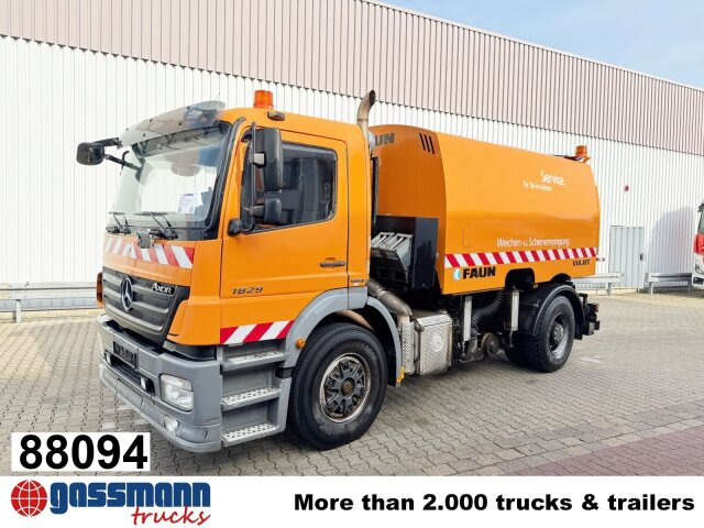 Mercedes-Benz Axor 1829 4x2, Zweiweg Z200, Kehrmaschine Faun - Подметально-уборочная машина: фото 1 Mercedes-Benz Axor 1829 4x2, Zweiweg Z200, Kehrmaschine Faun - Подметально-уборочная машина: фото 1