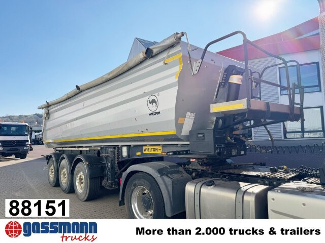 Wielton NW-3, Liftachse, Stahlmulde ca. 26m³ - Самосвальный полуприцеп: фото 1 Wielton NW-3, Liftachse, Stahlmulde ca. 26m³ - Самосвальный полуприцеп: фото 1