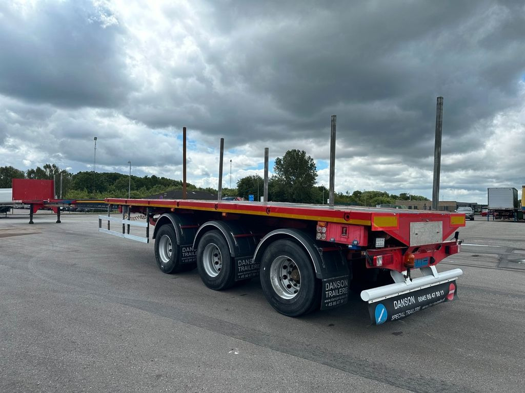 Danson GLT3 2 x Extension 28.85 m Hydr steering - Полуприцеп бортовой/ Платформа: фото 4 Danson GLT3 2 x Extension 28.85 m Hydr steering - Полуприцеп бортовой/ Платформа: фото 4