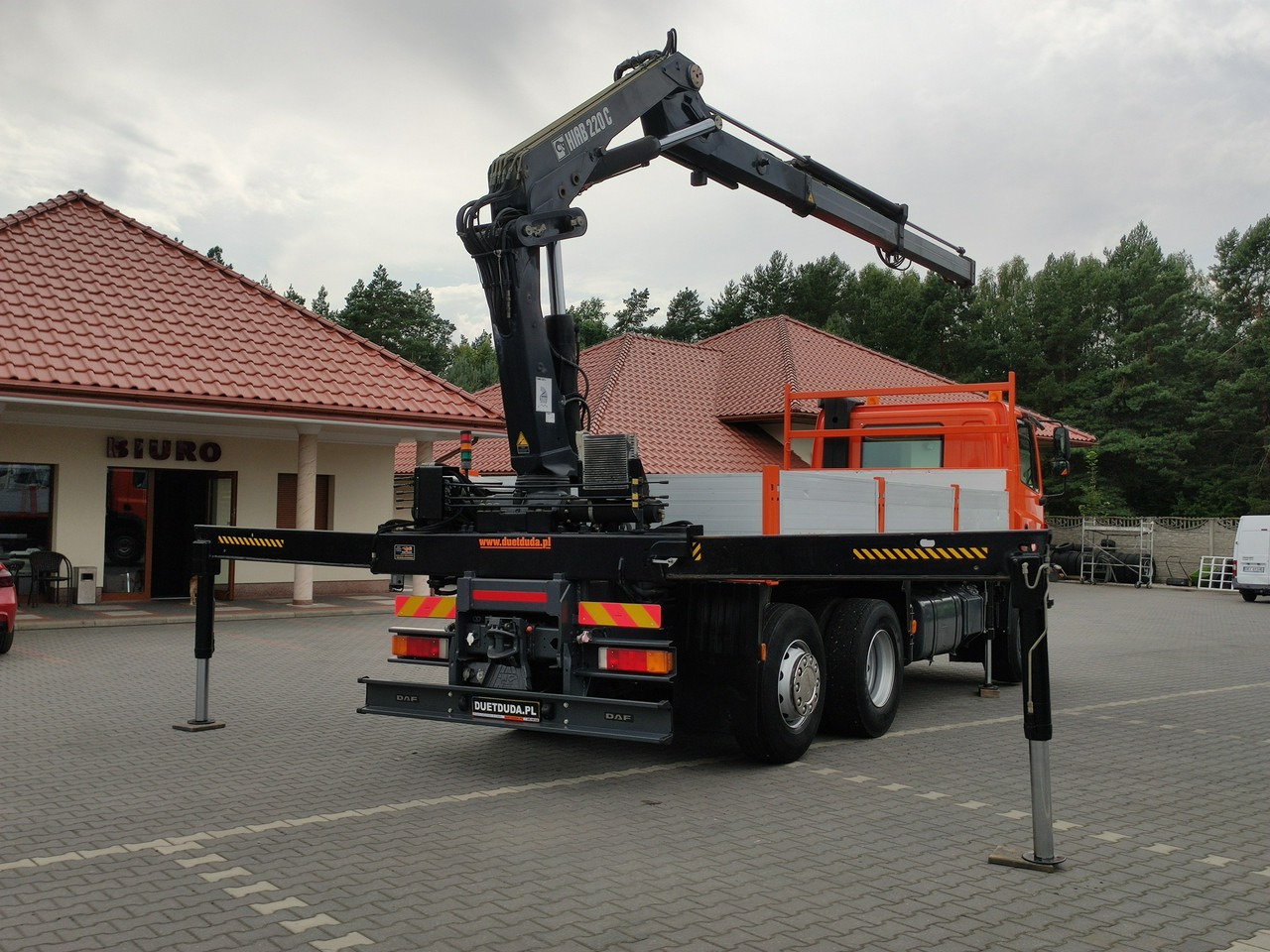DAF CF 85.380 6x2 Oś Skrętna Skrzynia HDS HIAB 220C + Pilot - Грузовик бортовой/ Платформа, Автоманипулятор: фото 5 DAF CF 85.380 6x2 Oś Skrętna Skrzynia HDS HIAB 220C + Pilot - Грузовик бортовой/ Платформа, Автоманипулятор: фото 5