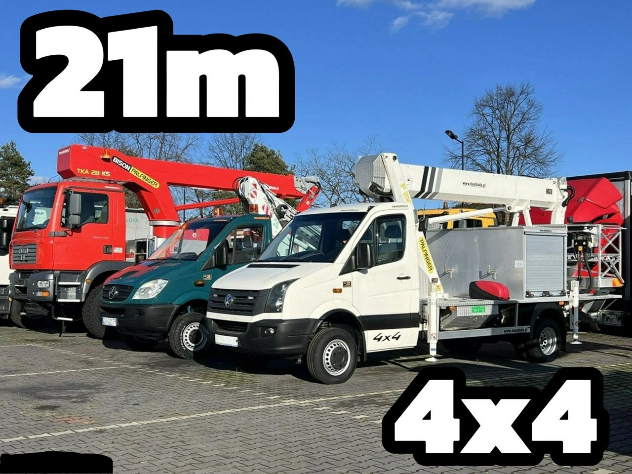 Iveco Volkswagen Crafter 4x4 Zwyżka 21m Palfinger P210BK JIP-Ogon udt - Грузовик с подъемником: фото 1 Iveco Volkswagen Crafter 4x4 Zwyżka 21m Palfinger P210BK JIP-Ogon udt - Грузовик с подъемником: фото 1
