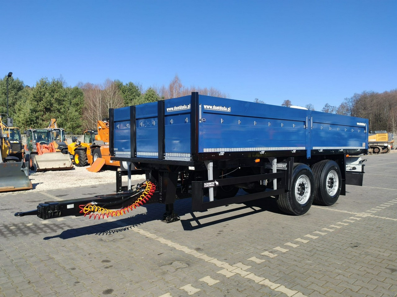 Schmitz Cargobull Ciężarowa 2-osiowa na poduszkach Tandem Stan Unikat !!! - Прицеп бортовой/ Платформа: фото 2 Schmitz Cargobull Ciężarowa 2-osiowa na poduszkach Tandem Stan Unikat !!! - Прицеп бортовой/ Платформа: фото 2