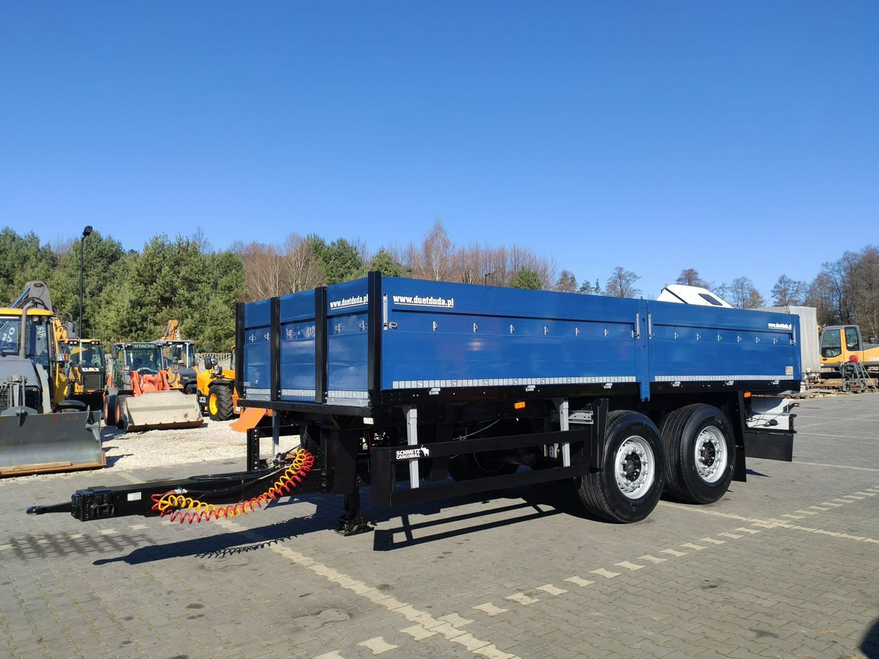 Schmitz Cargobull Ciężarowa 2-osiowa na poduszkach Tandem Stan Unikat !!! - Прицеп бортовой/ Платформа: фото 1 Schmitz Cargobull Ciężarowa 2-osiowa na poduszkach Tandem Stan Unikat !!! - Прицеп бортовой/ Платформа: фото 1