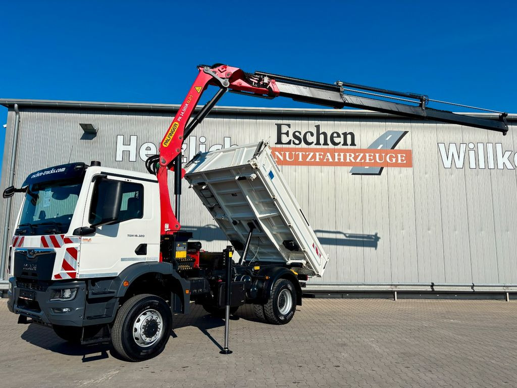 MAN TGM 18.320 4x4BB MEILLER*Palfinger PK 14.501 - Самосвал, Автоманипулятор: фото 1 MAN TGM 18.320 4x4BB MEILLER*Palfinger PK 14.501 - Самосвал, Автоманипулятор: фото 1